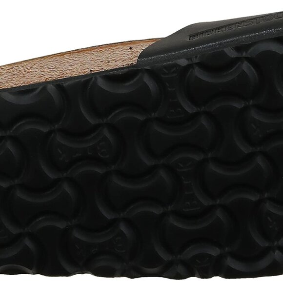 BIRKENSTOCK Madrid Birko-Flor Black Buckle Narrow Fit Men\'s Sandals US 9, EU 42 main image 5